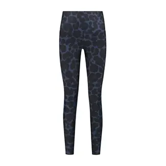 Deblon Sports CLASSIC LEGGINGS H. W. LEOPARD NAVY