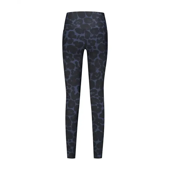 Deblon Sports CLASSIC LEGGINGS H. W. LEOPARD NAVY