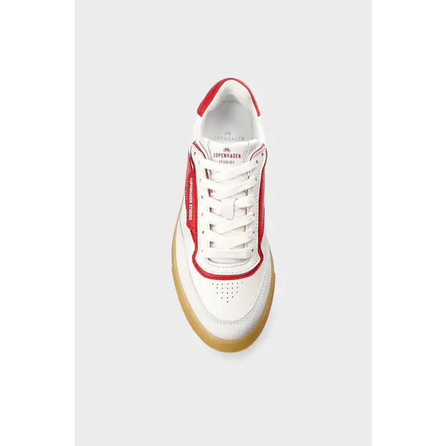 COPENHAGEN CPH90 LEATHER MIX WHITE/RED