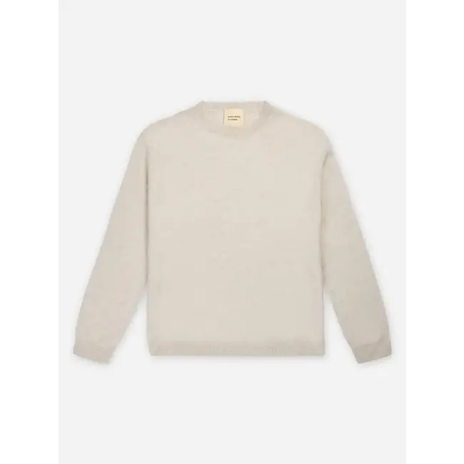 PEOPLE'S REPUBLIC OF CASHMERE WOMEN'S OVERSIZED ROUNDNECK ECRU