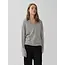 PEOPLE'S REPUBLIC OF CASHMERE WOMEN'S OVERSIZED COLLAR V-NECK ASH GREY