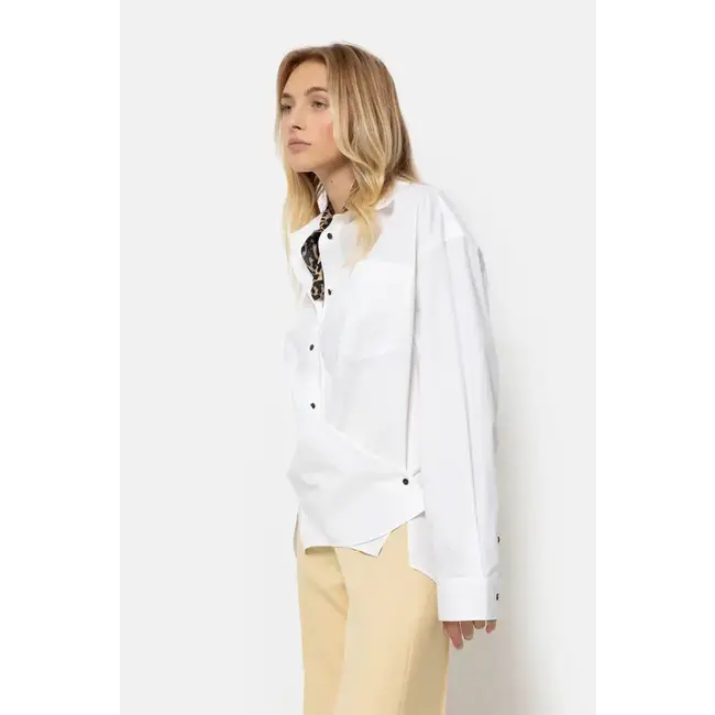 Ame antwerp LARAKTER WHITE POPLIN BLOUSE