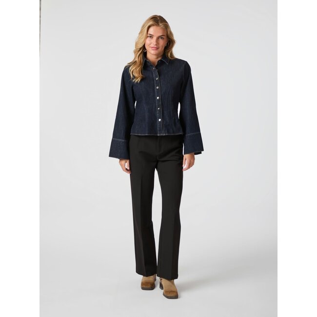 Neo Noir ROSA DENIM SHIRT DARK BLUE