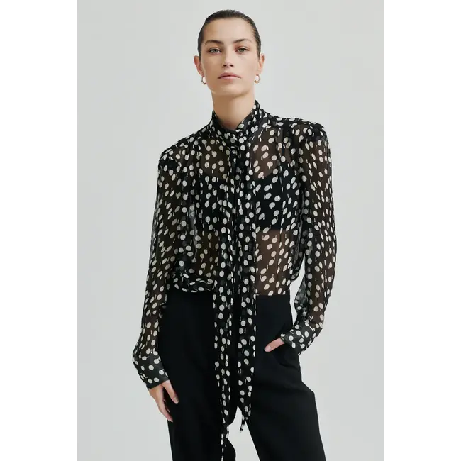 Second Female DROP SHIRT BLACK