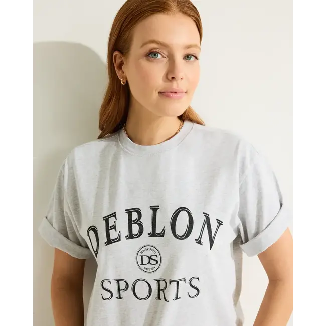 Deblon Sports LAURIEN T-SHIRT LIGHT GREY MELANGE