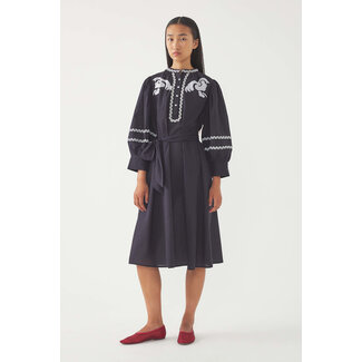 Antik Batik DALI DRESS DARK NAVY