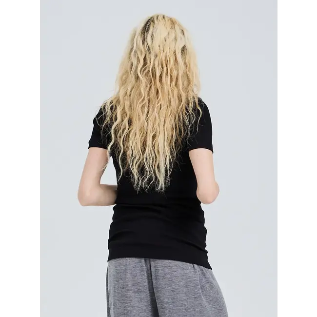 Seamless Basic CLASSIC SHORT SLEEVE BLACK