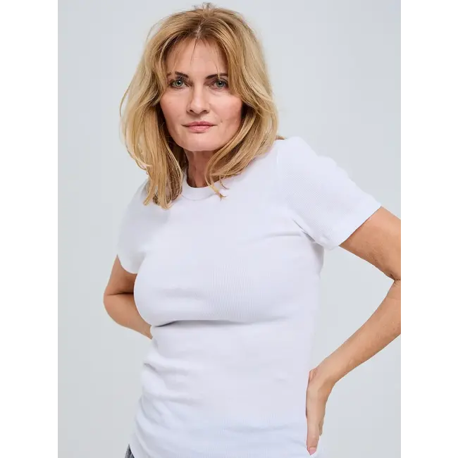 Seamless Basic CLASSIC SHORT SLEEVE WHITE