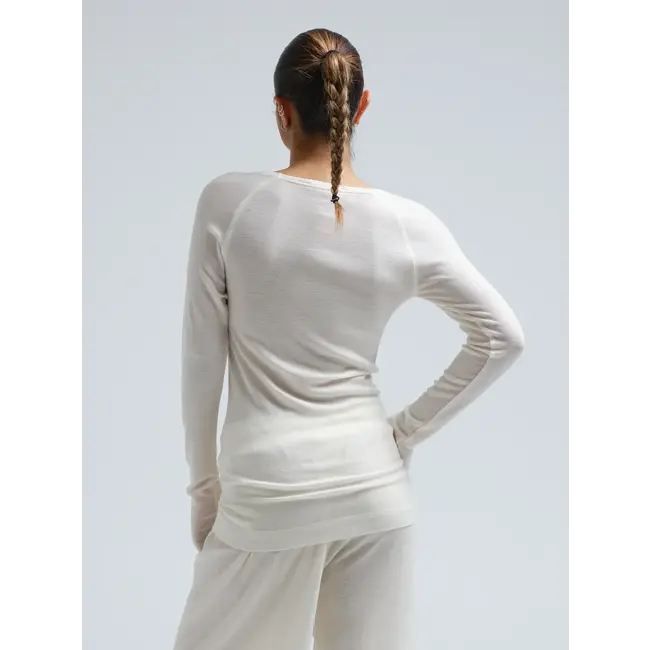 Seamless Basic WOOLEN JADE OFF-WHITE