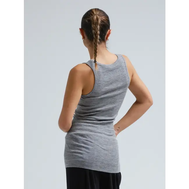 Seamless Basic WOOLEN ISA GREY MELANGE