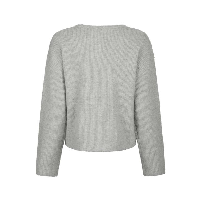 Neo Noir VILJA KNIT CARDIGAN LIGHT GREY