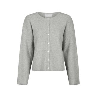Neo Noir VILJA KNIT CARDIGAN LIGHT GREY