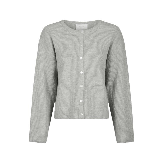 Neo Noir VILJA KNIT CARDIGAN LIGHT GREY