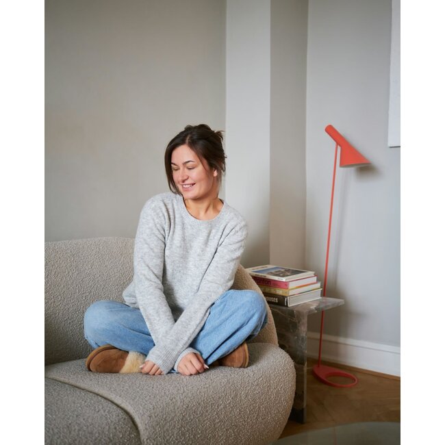 Neo Noir DINA SOFT KNIT BLOUSE LIGHT GREY