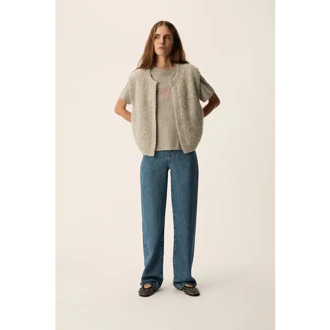 DES PETITS HAUTS CRAIG GRIS CHINE GILET