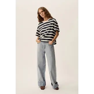 DES PETITS HAUTS FILMA MARINE ECRU T-SHIRT
