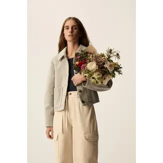 DES PETITS HAUTS YAELLE CREME NOIR VESTE