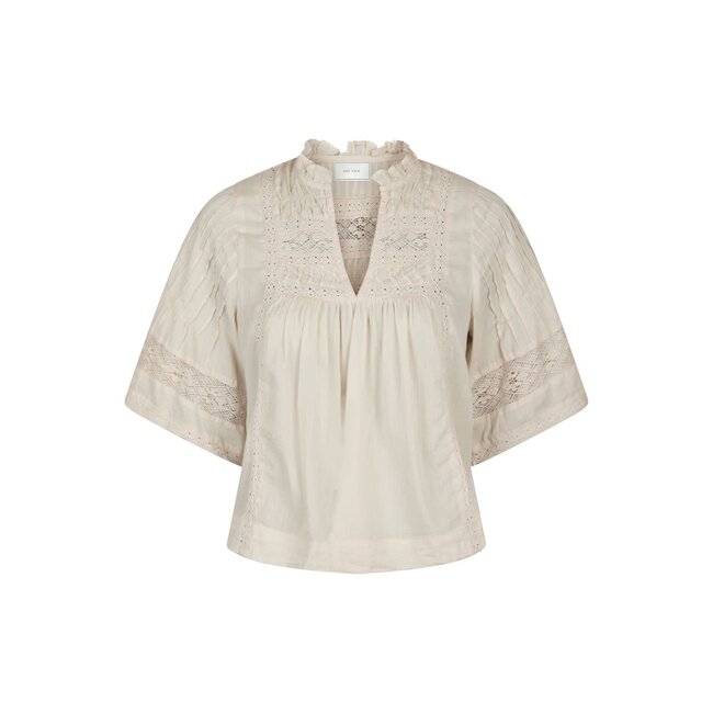 Neo Noir SIAMA S VOILE BLOUSE IVORY