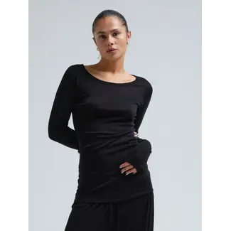 Seamless Basic WOOLEN JADE BLACK