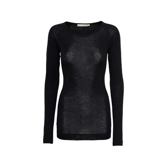 Seamless Basic WOOLEN JADE BLACK
