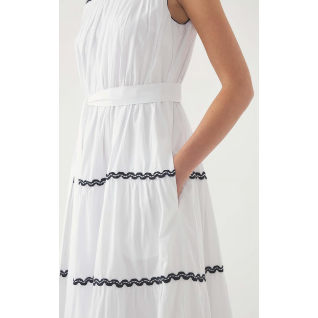 Antik Batik DALI SUN DRESS WHITE