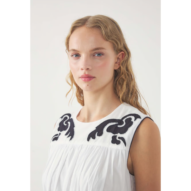 Antik Batik DALI SUN DRESS WHITE