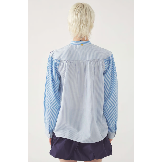 Antik Batik TAMIR BLOUSE BLUE