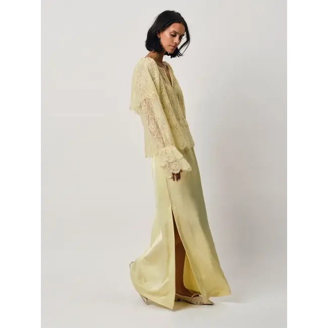 Dante 6 DIMAL MAXI SKIRT LIMONCELLO