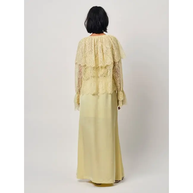 Dante 6 DIMAL MAXI SKIRT LIMONCELLO