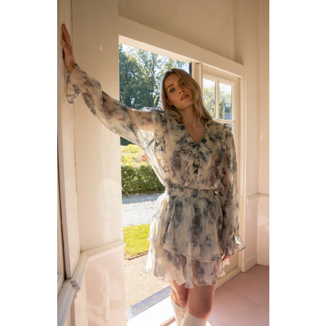 Amaya Amsterdam GLOSSY SKIRT LIGHT PISTACHE