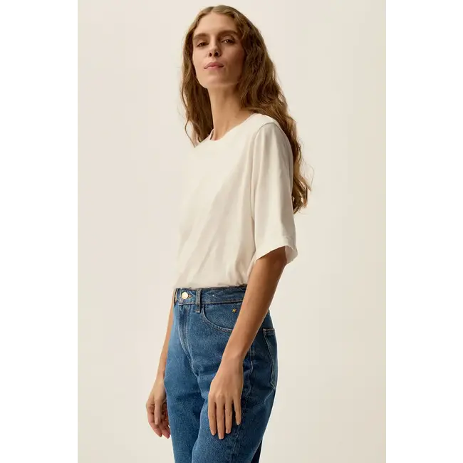 DES PETITS HAUTS ZANARI ECRU T-SHIRT