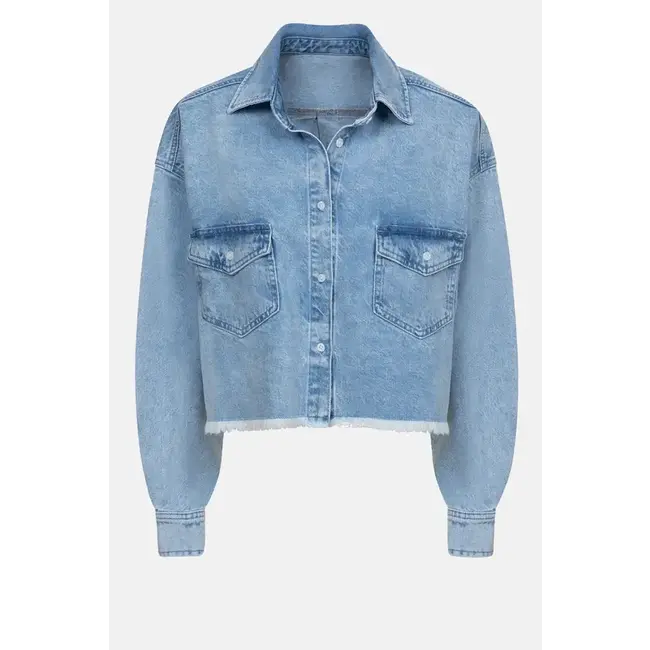 Ame antwerp JYVAIS LIGHT BLUE CROPPED DENIM