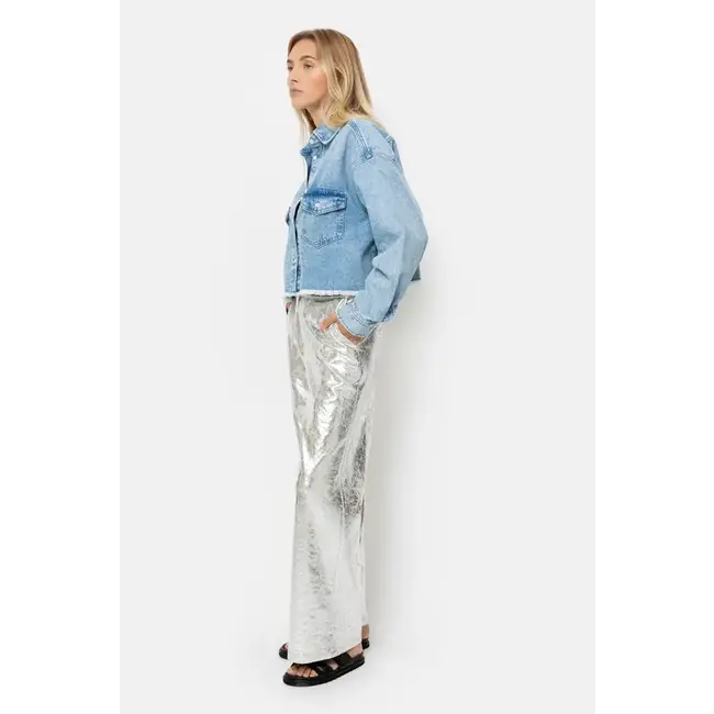 Ame antwerp JULES SILVER WIDE PANTS WITH