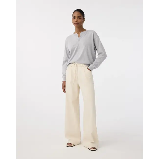 KNIT-TED NOVA PULLOVER LIGHT GREY