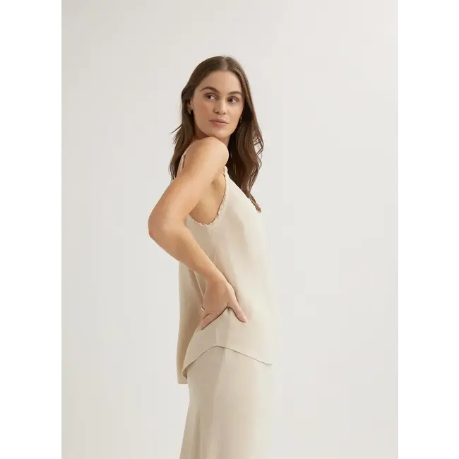 Bella Dahl FRAYED CAMI LNSND
