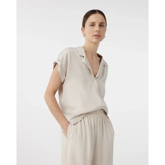 KNIT-TED VALENTINA BLOUSE SAND