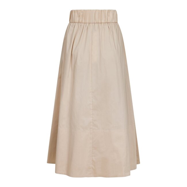 Neo Noir YARA POPLIN SKIRT DARK SAND