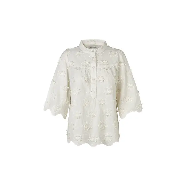 Lollys Laundry LOUISELL BLOUSE SS CREME