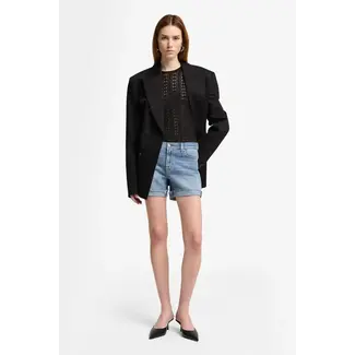 7 FOR ALL MANKIND MID ROLL SHORTS SHORE