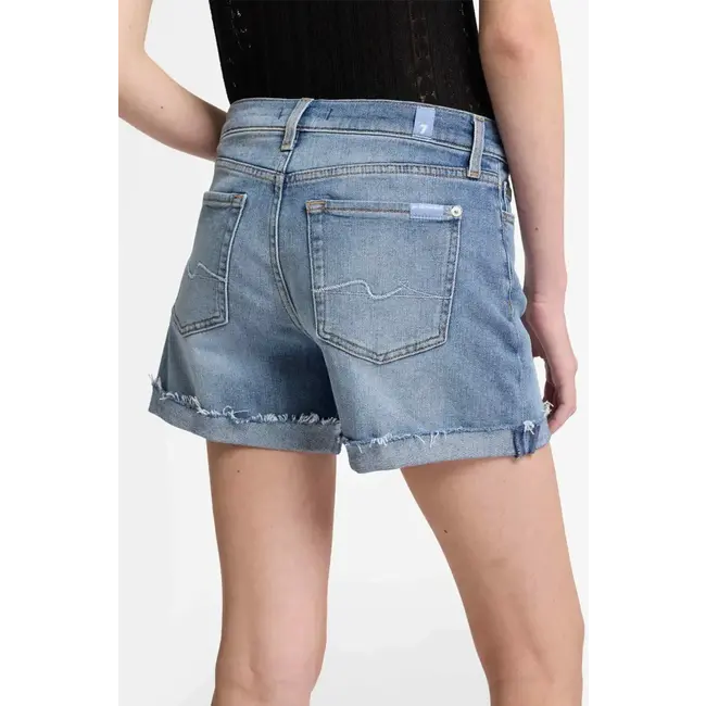7 FOR ALL MANKIND MID ROLL SHORTS SHORE