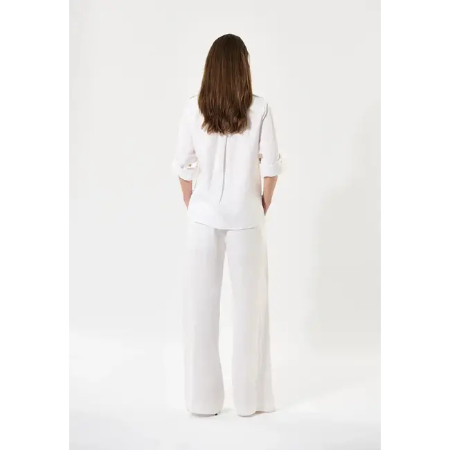 Dea Kudibal KARENSDEA NS SHIRT NAT. WHITE