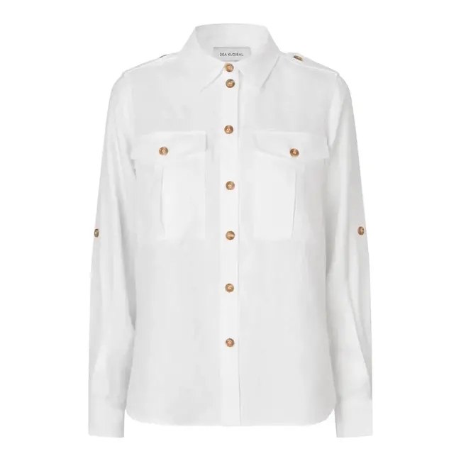 Dea Kudibal KARENSDEA NS SHIRT NAT. WHITE