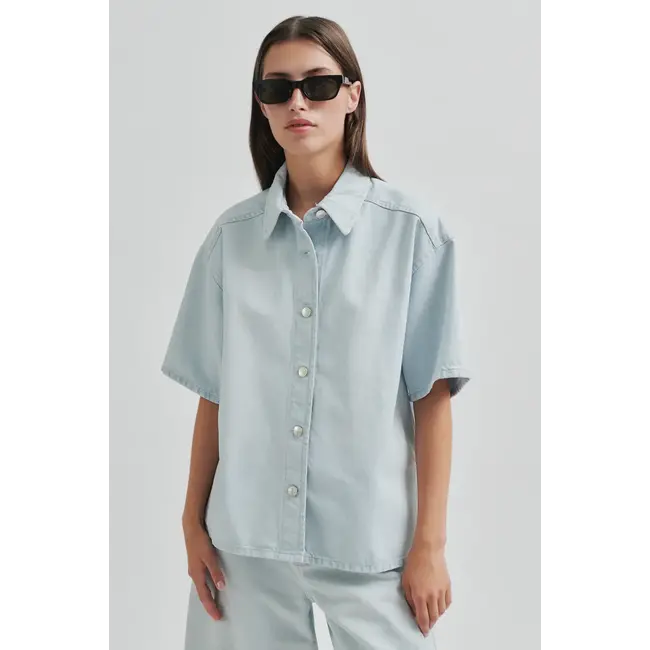 Second Female FIRA SHIRT LIGHT DENIM BLUE