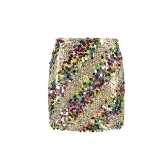 Studio Amaya DJ SKIRT MULTI PRINT