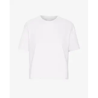 Colorful Standard ORGANIC BOXY CROP TEE OPTICAL WHITE