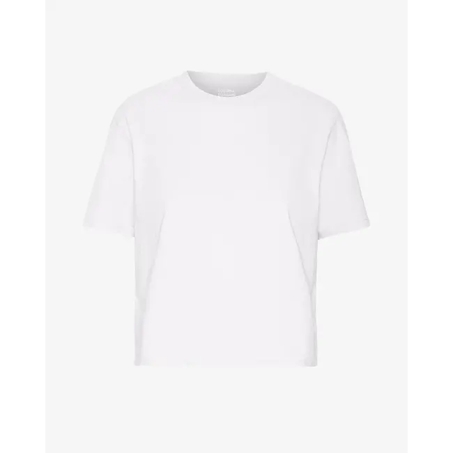Colorful Standard ORGANIC BOXY CROP TEE OPTICAL WHITE