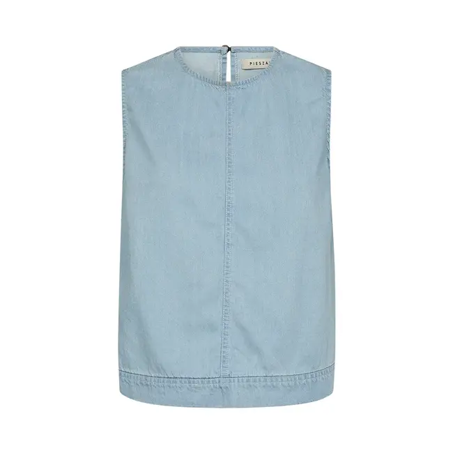 Pieszak PD-DREW DENIM TOP DENIM BLUE