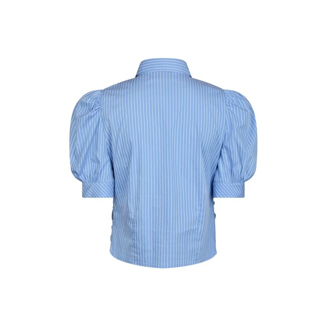 Neo Noir FRANNIE STRIPE SHIRT LIGHT BLUE