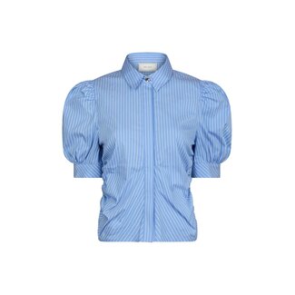 Neo Noir FRANNIE STRIPE SHIRT LIGHT BLUE