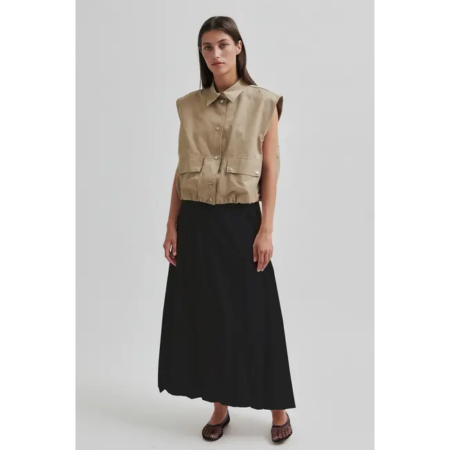 Second Female VIKTORIA BALLOON SKIRT BLACK